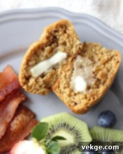 Sweet Banana Delights 3 Close-up of a banana muffin, showing its texture.