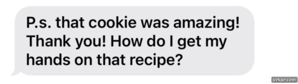 Final text message screenshot from a neighbor