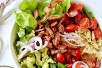 Smoky Bacon, Lettuce & Tomato Pasta Salad