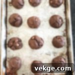 Gooey Smores Chocolate Chunk Cookies 3 A close-up of a S'mores cookie, showing the toasted marshmallow and chocolate chunks.