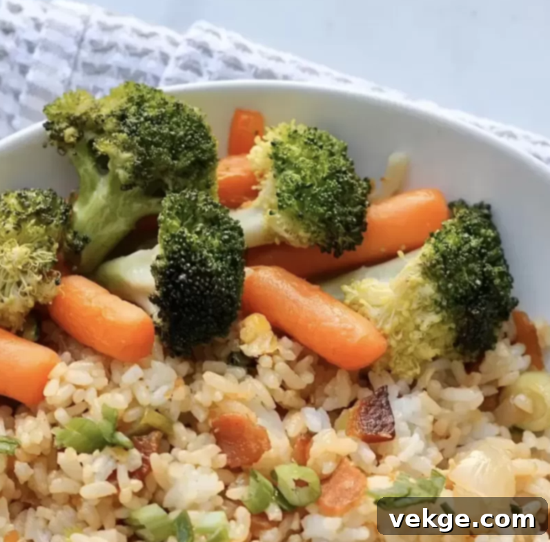 Ultimate Bacon Teriyaki Fried Rice 4 Crispy bacon and fragrant fried rice ready to be served