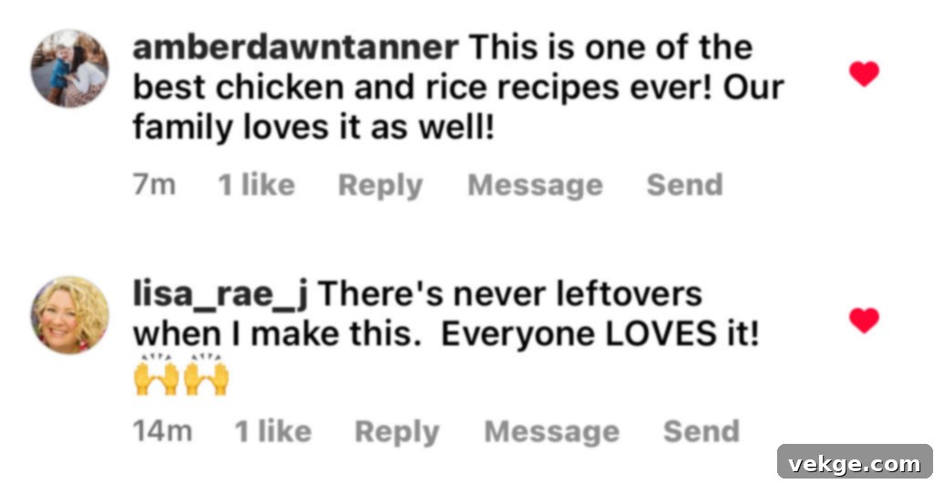 Ultimate Baked Chicken and Rice 5 Overhead shot of the finished baked dish