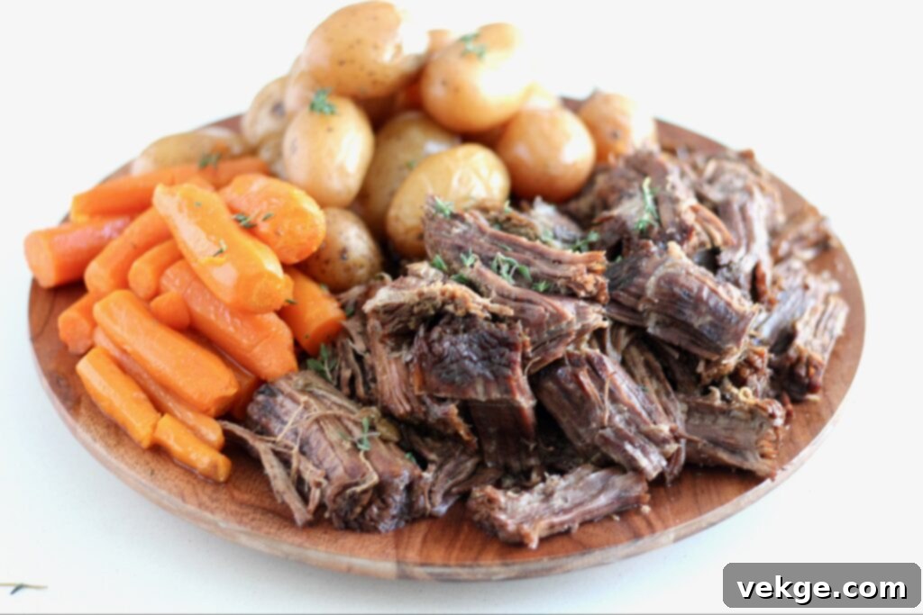 Chuck roast searing in an Instant Pot