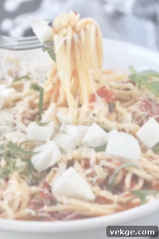 Vibrant Margarita Cake 4 Margarita Pasta finished dish with fresh basil