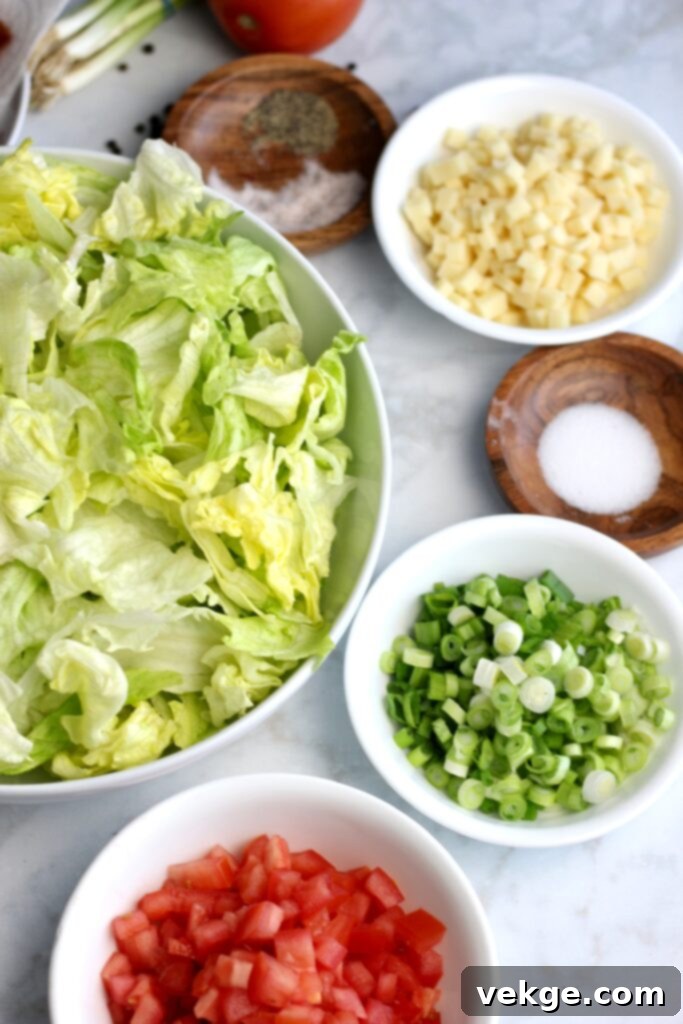 Seasoning for layered salad