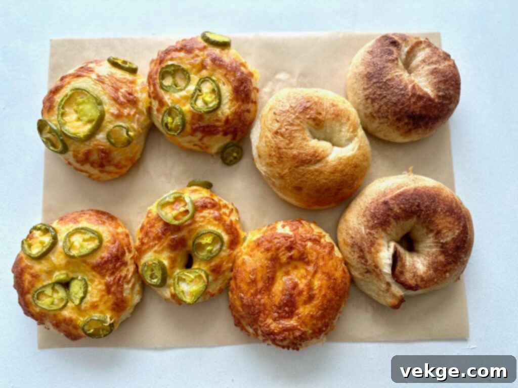 Artisan Sourdough Bagels 8 baked sourdough bagels