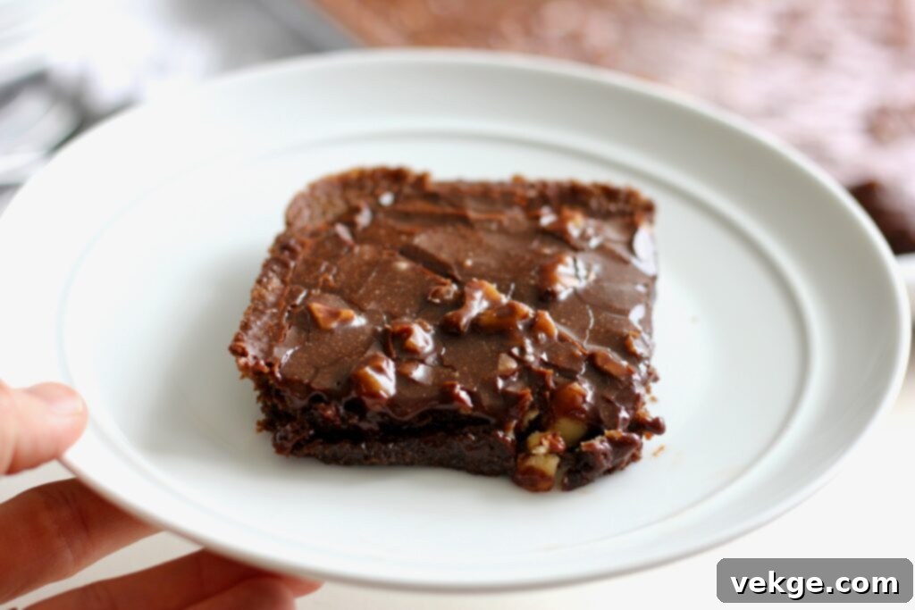 Classic Texas Sheet Cake 4 Close up of dry ingredients for the cake in a mixing bowl.